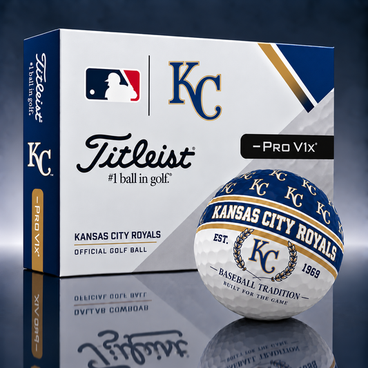 Titleist X Premium MLB KC PERSONALIZED GOLF BALL LIMITED EDITION 2909