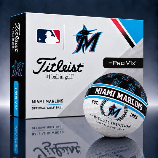 Titleist X Premium MLB MIA PERSONALIZED GOLF BALL LIMITED EDITION 2909