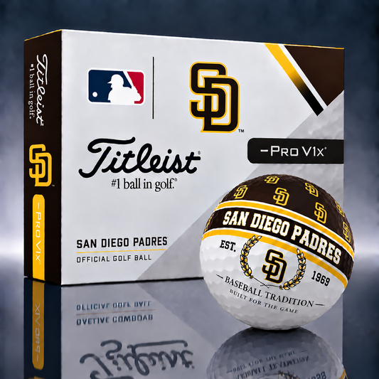 Titleist X Premium MLB SD PERSONALIZED GOLF BALL LIMITED EDITION 2909