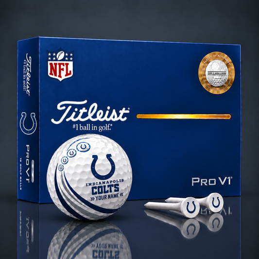 Titleist X Premium NFL IND PERSONALIZED GOLF BALL LIMITED EDITION  V4