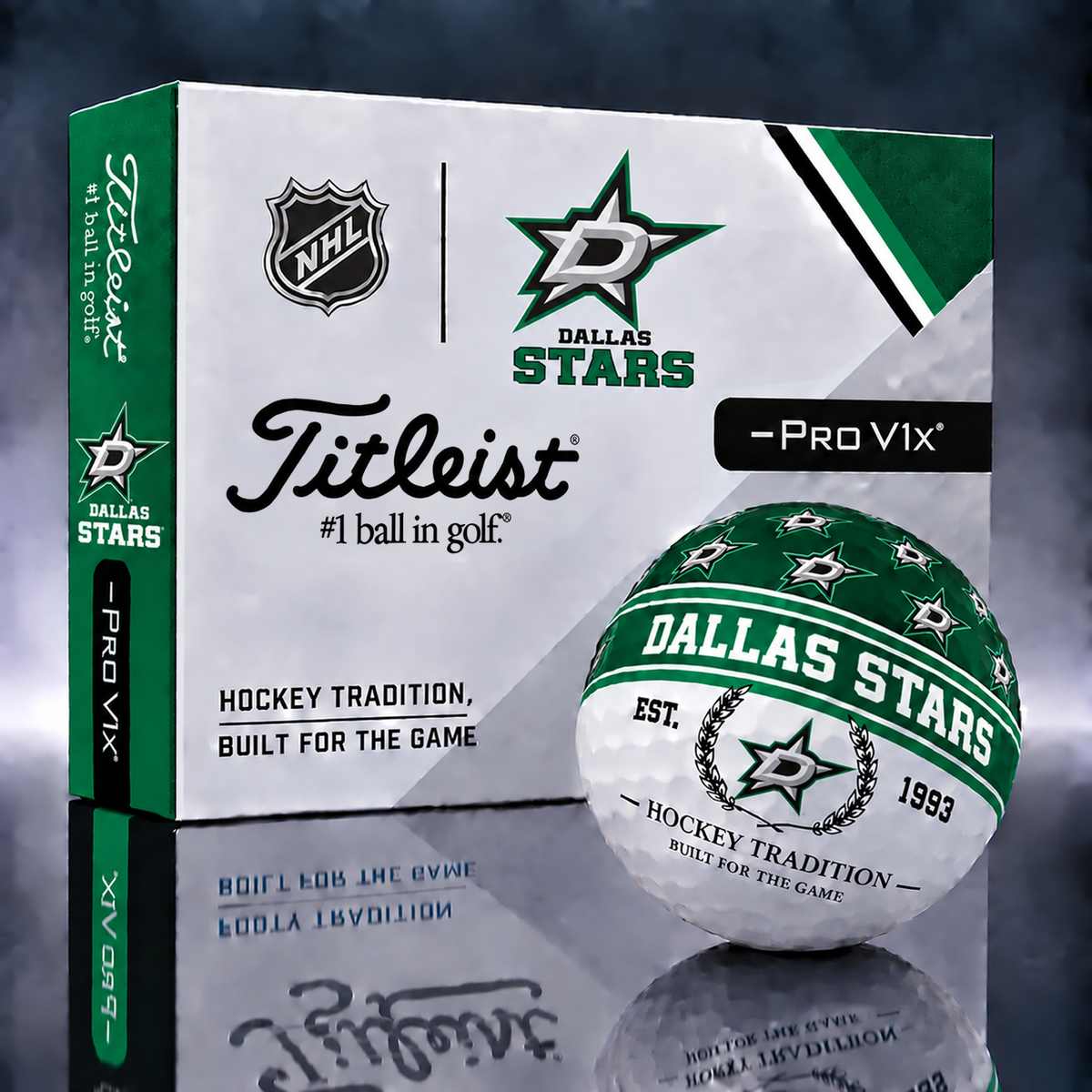 Titleist X Premium NHL x DAL PERSONALIZED GOLF BALL LIMITED EDITION  V5