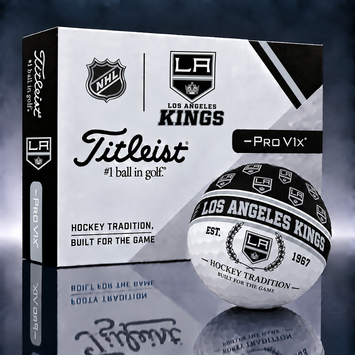 Titleist X Premium NHL x LAK PERSONALIZED GOLF BALL LIMITED EDITION  V5