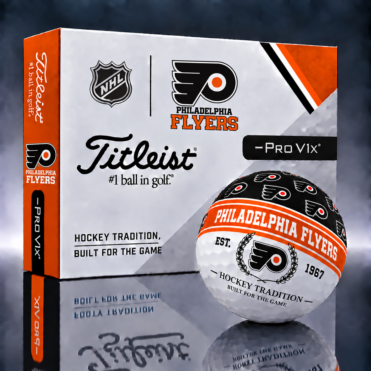 Titleist X Premium NHL x PHI PERSONALIZED GOLF BALL LIMITED EDITION  V5
