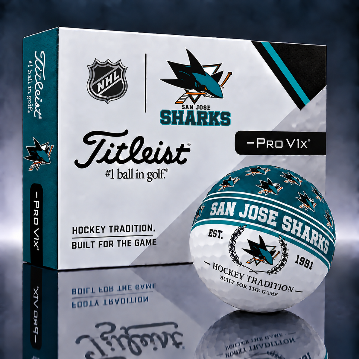 Titleist X Premium NHL x SJS PERSONALIZED GOLF BALL LIMITED EDITION  V5