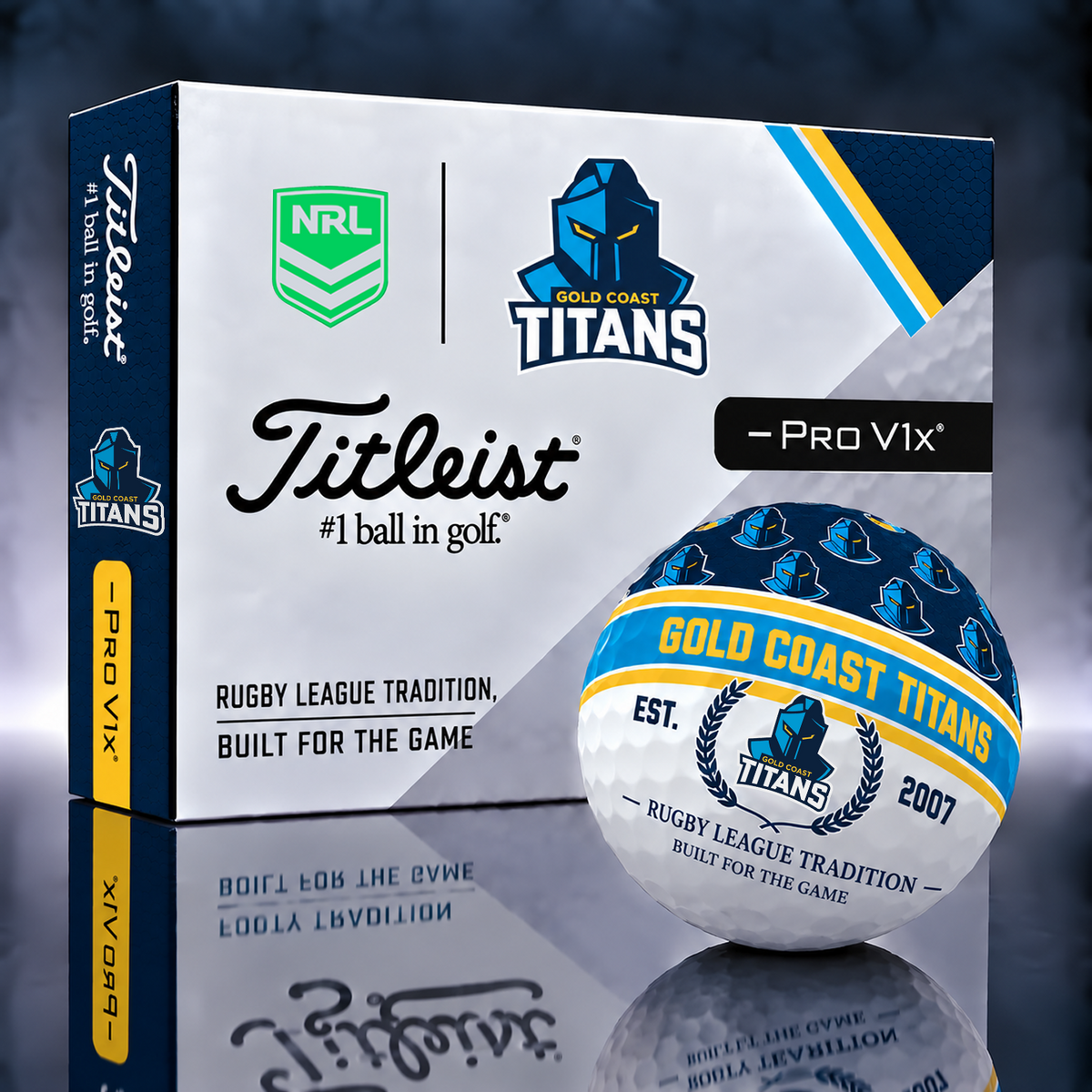 Titleist X Premium NRL GCT PERSONALIZED GOLF BALL LIMITED EDITION V5