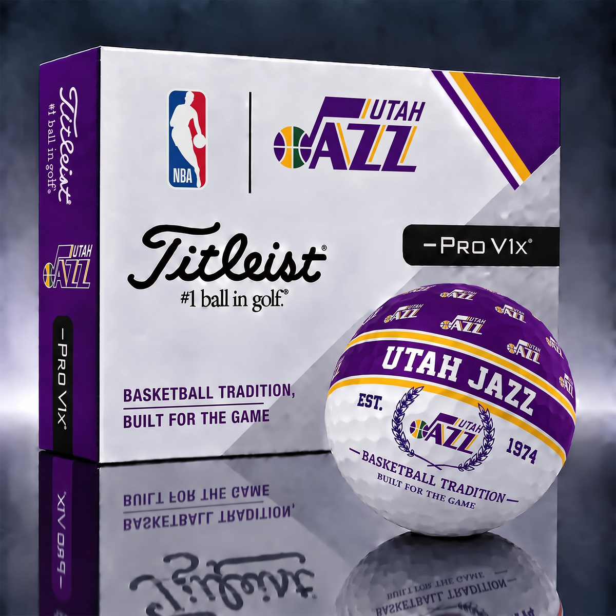UJ x NBA 1-OF-1 IN-HOUSE CRAFTED TITLEIST PRO V1X NBA LIMITED EDITION GOLF BALLS
