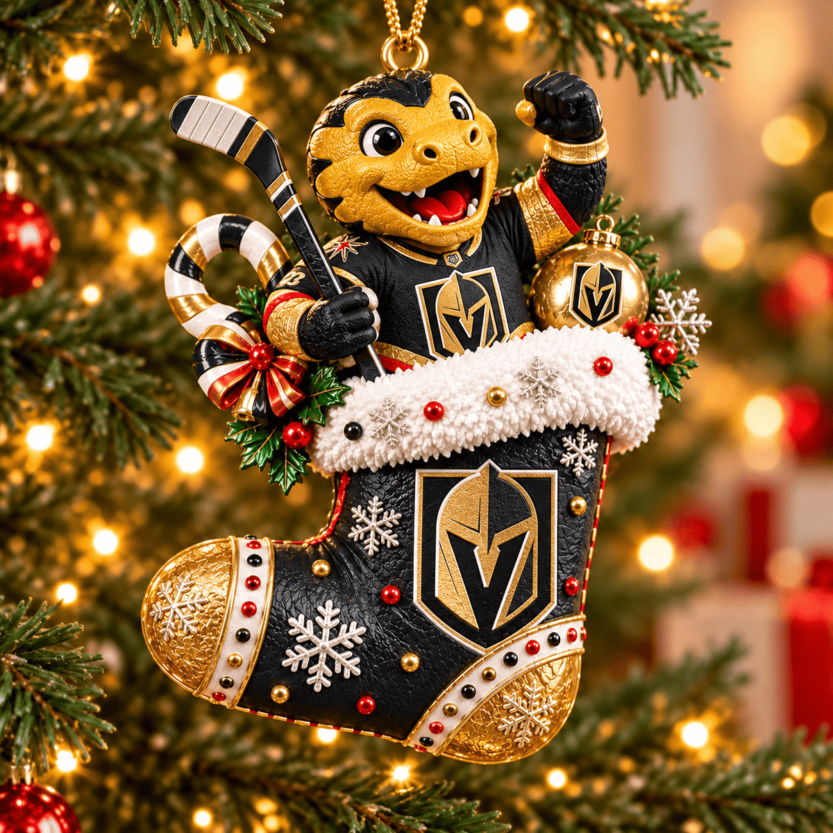 VGK x NHL Ornament Christmas For Fan