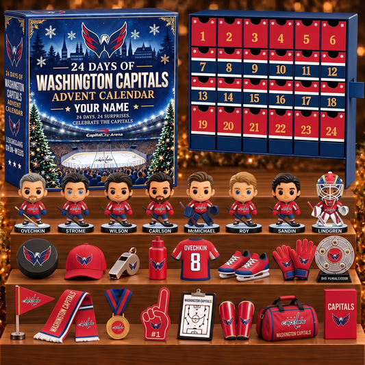 WAS x NHL Game Day Premium Personalized 24 Days Of Advent Calendar