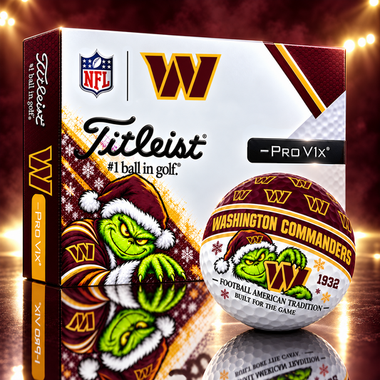 WC x NFL 1-OF-1 IN-HOUSE CRAFTED TITLEIST PRO V1X GOLF BALLS