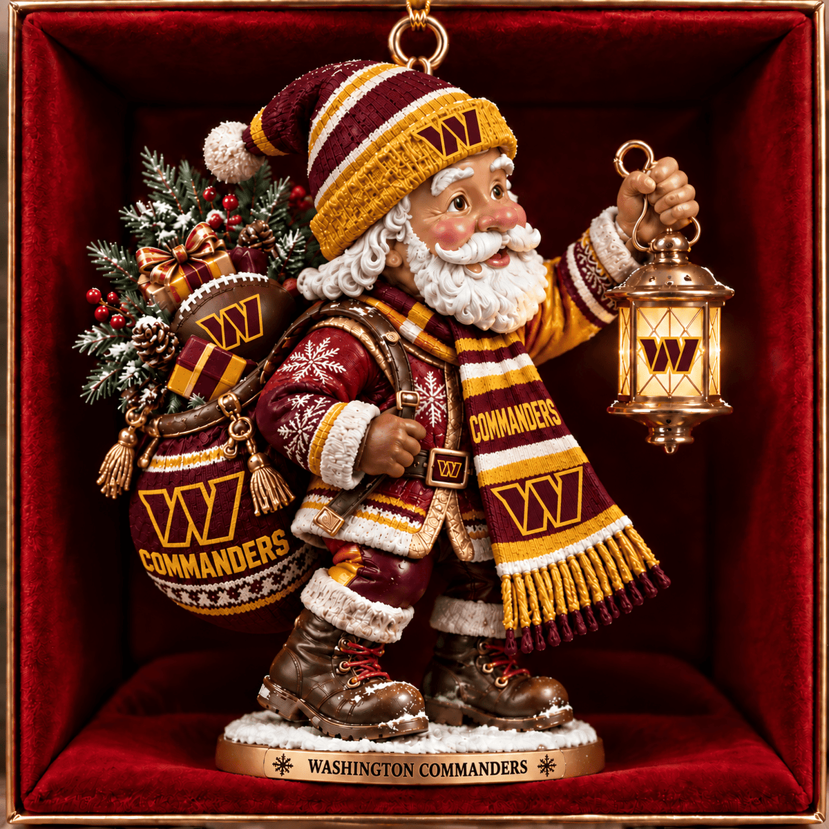 WC x NFL Santa Claus Ornament Chrismas For Fan