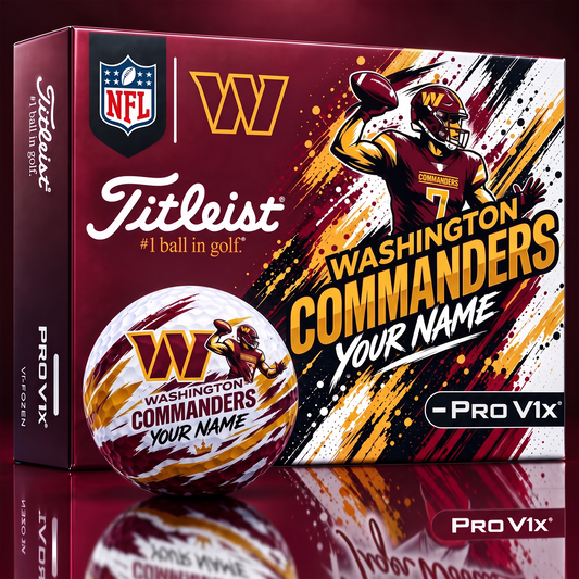 WC  x Personalized NFL Titleist Pro V1x NFL Golf Balls