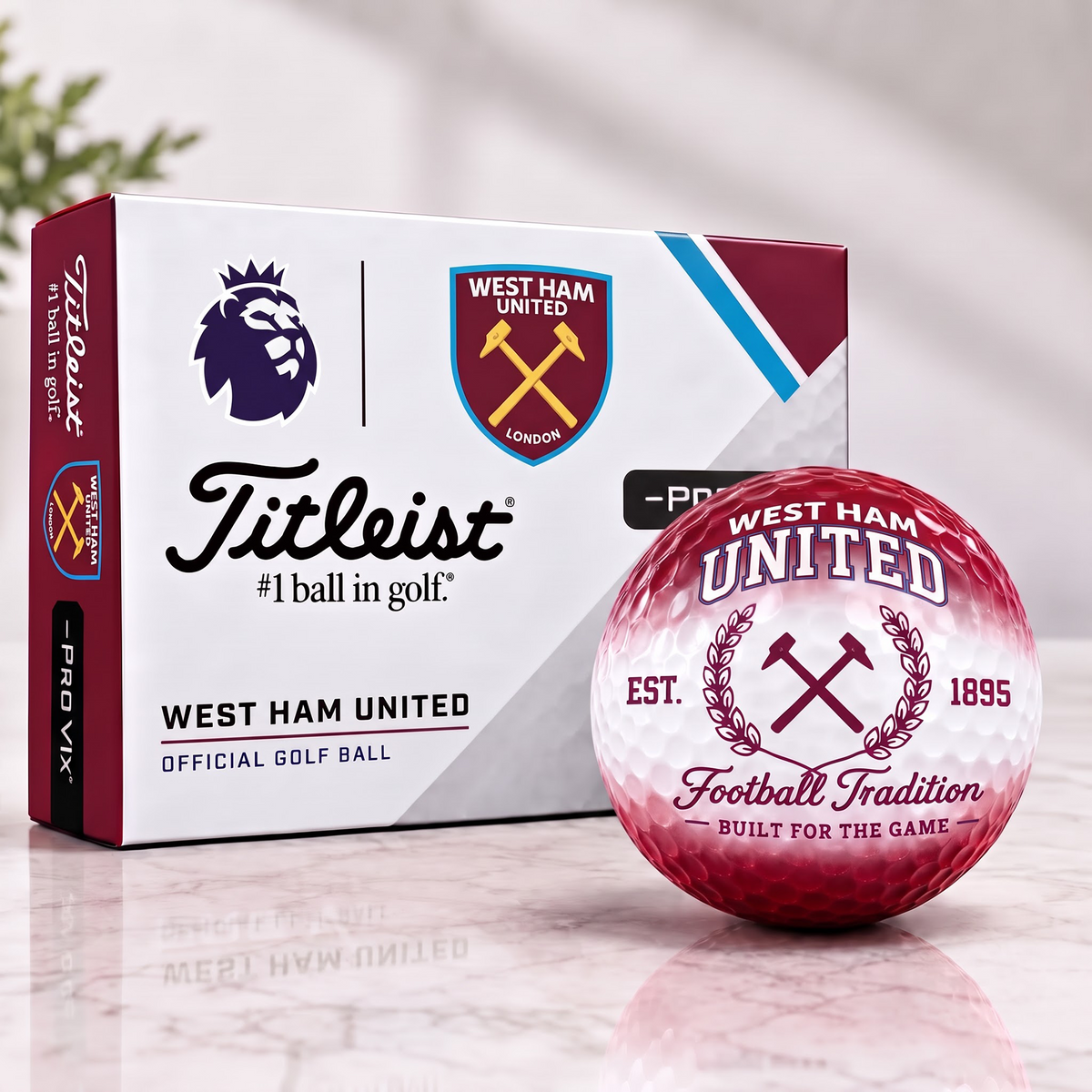 WES X Custom EPL Football Tradition Golf Ball Set
