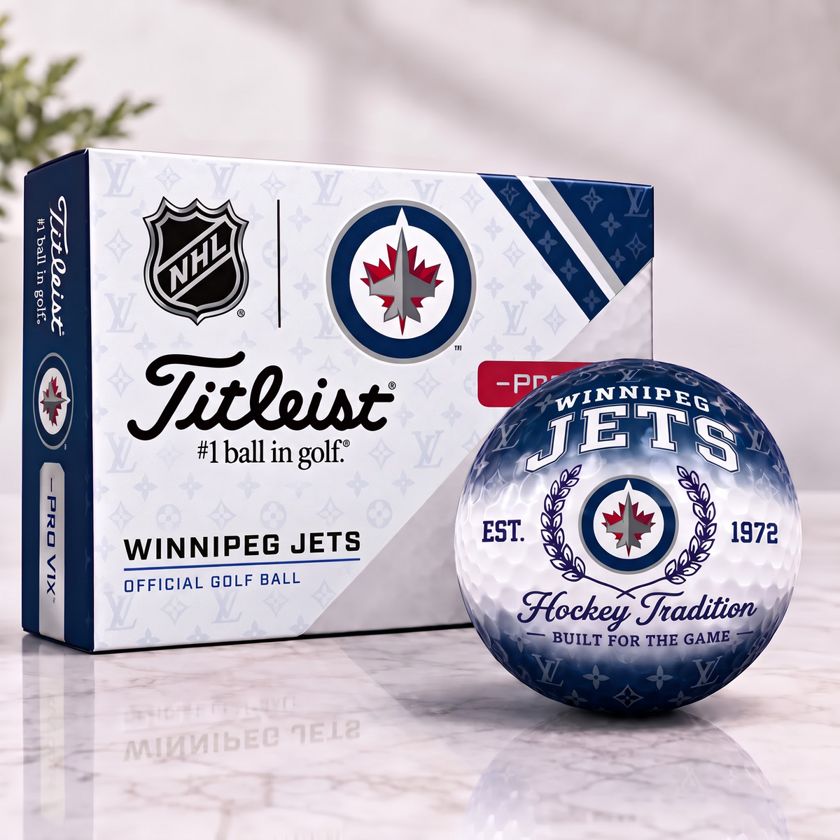 WJ x NHL Custom LV x Titleist Pro V1 Golf Balls Set V2