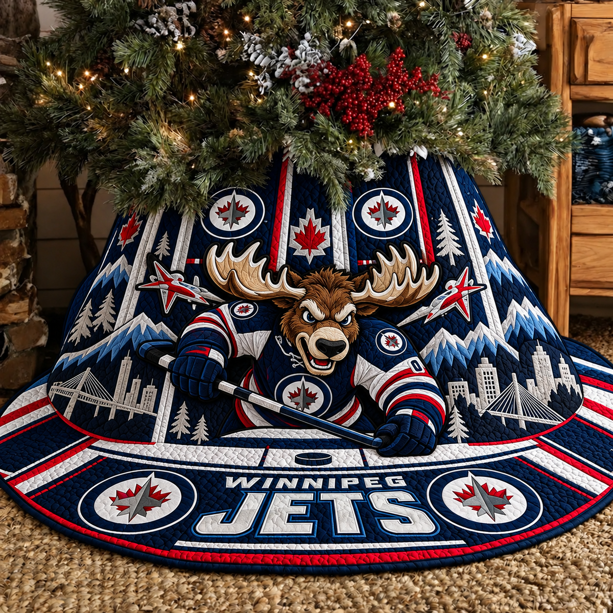 WJ x NHL Premium Tree Skirt