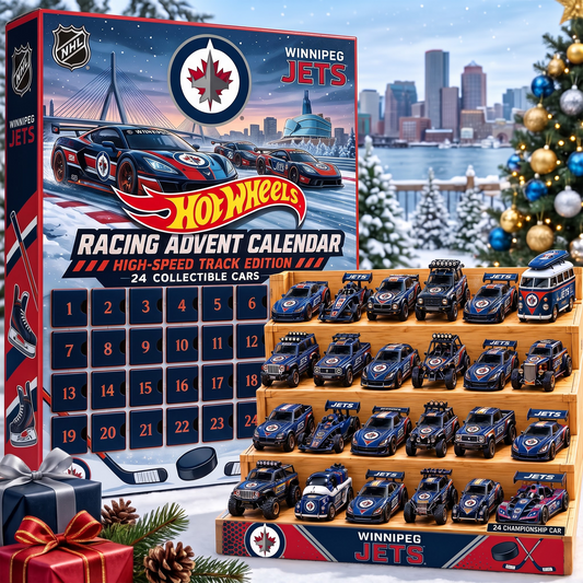 WPG X 1-of-1 Custom NHL Racing Advent Calendar 24 Cars Gift Set