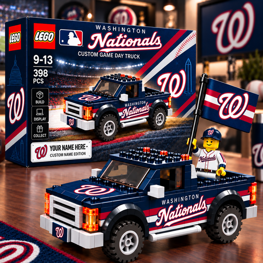 WSH x MLB Building Blocks Truck Toy Set V2