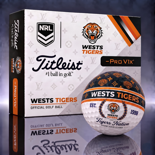WST X Custom NRL Football Tradition Golf Ball Set