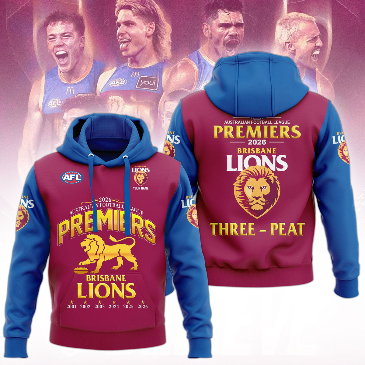 PREMIUM AFL X BL THANK FOR MEMORIES CHAMPIONSHIPÂ HOODIE SHIRT V03 LIMITED EDITION NDT NHM 2026