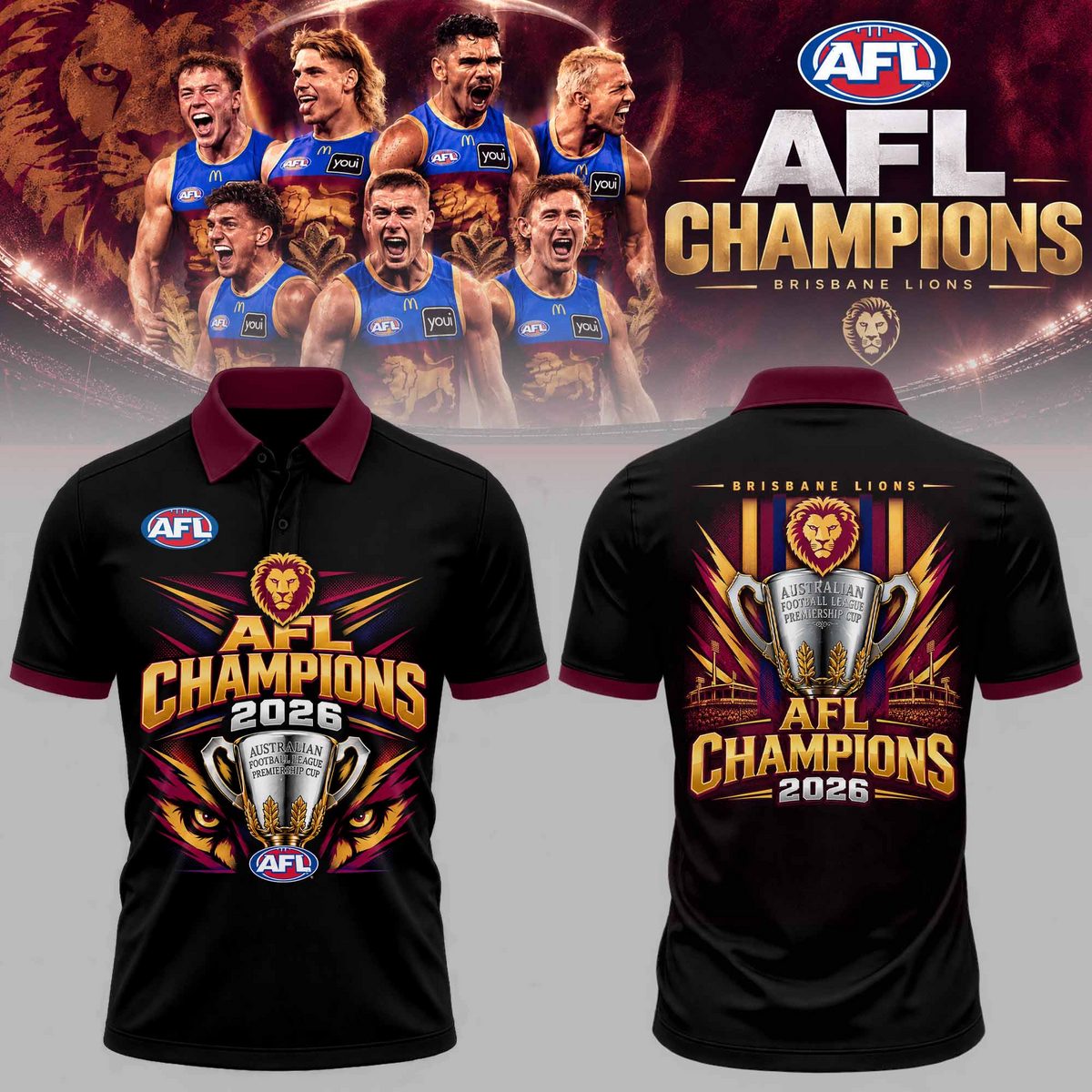 PREMIUM AFL X BL THANK FOR MEMORIES CHAMPIONSHIPÂ POLO LIMITED EDITION NDT VHM 2026