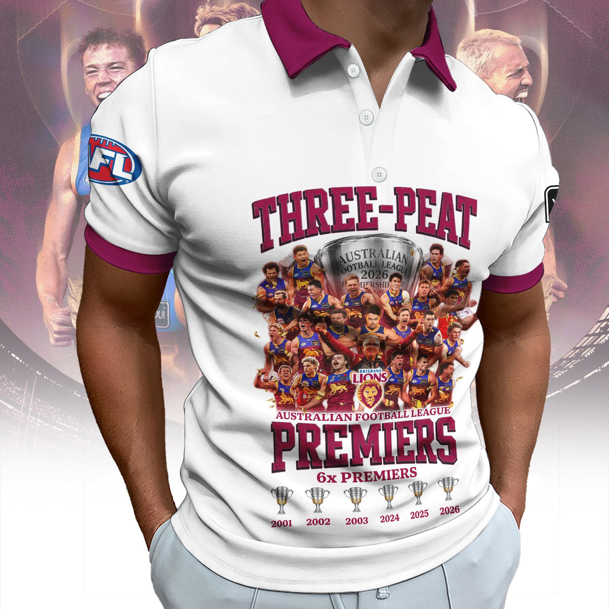 PREMIUM AFL X BL THANK FOR MEMORIES CHAMPIONSHIPÂ POLO  V3 LIMITED EDITION NDT NHM 2026